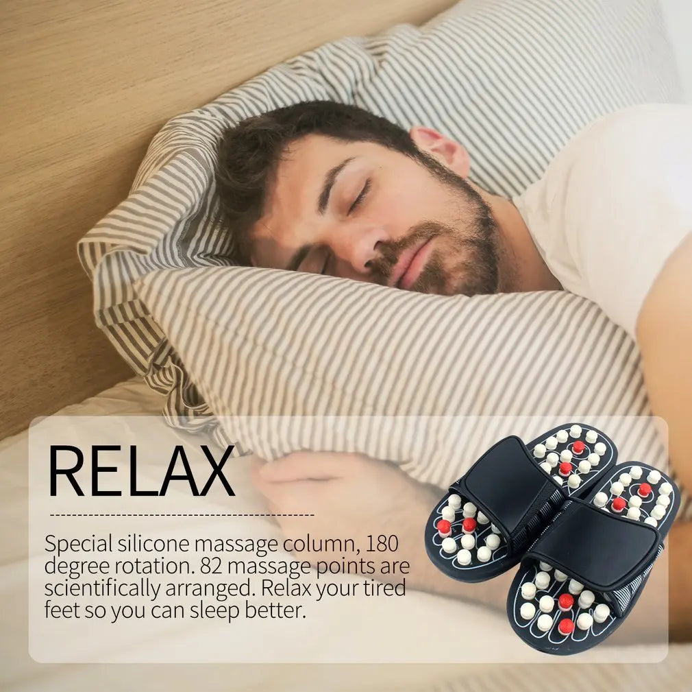 Spring Acupressure and Magnetic Therapy Slippers | Relieve Pain, Boost Circulation, Reduce Stress