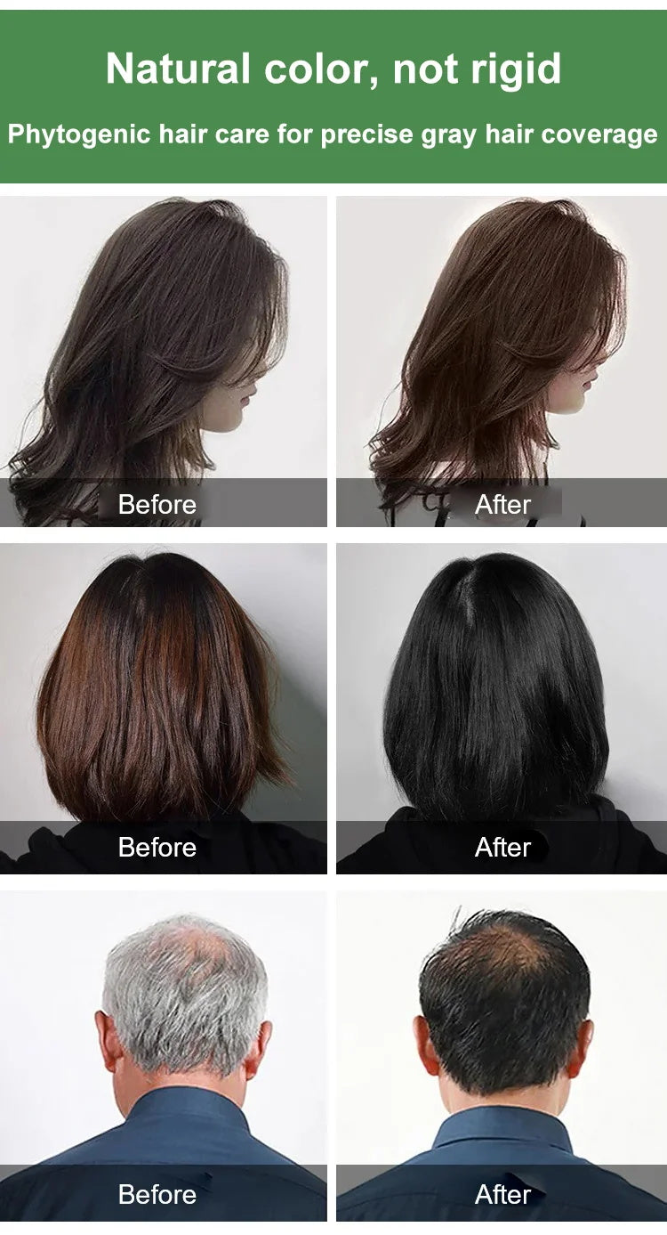 Colorful & Natural Plant Hair Dye With Innovative Comb Applicator (Buy 1 Get 1 Free) LIMITED OFFER