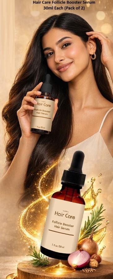 Hair ReGrowth Follicle Booster Serum 30ml Each (Pack of 2)