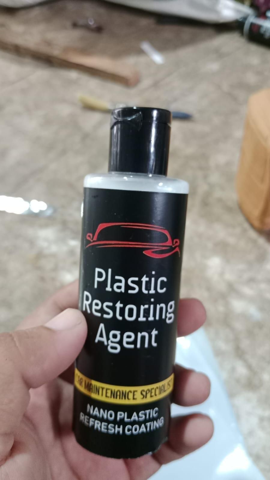 Plastic Restoring Agent for Car 100ml (Pack of 2)
