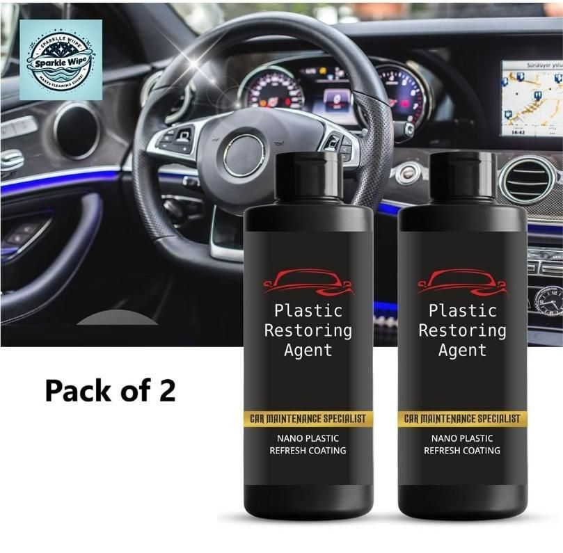 Plastic Restoring Agent for Car 100ml (Pack of 2)