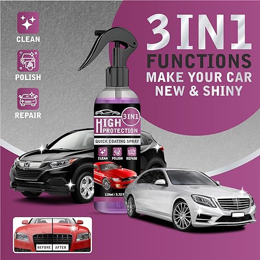 10x More Powerful Car Coating Spray | Buy 1 Get 1 Free🔥